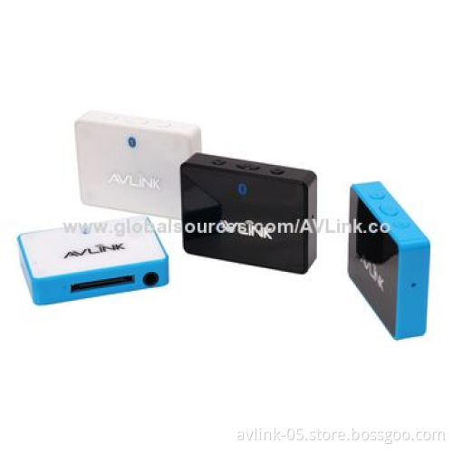 Portable Bluetooth 3.0 Stereo 30-pin Music Receivers for Docking Stations, Speakers, Wired Earphones